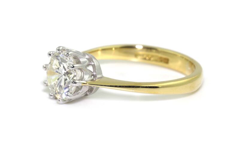 Image 2 for Diamond Solitaire 18ct G Ring Size L