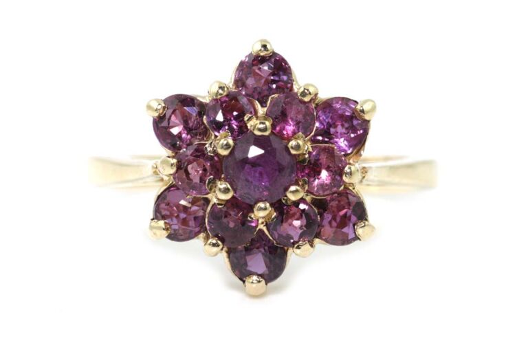Image 1 for Ruby Cluster 9ctg Ring Size L