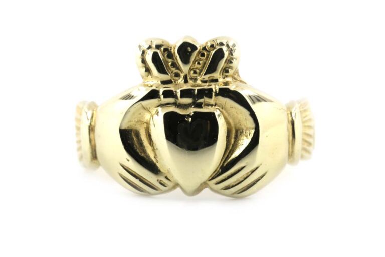 Image 1 for Claddagh Ring 9ct Yellow Gold Ring Size J