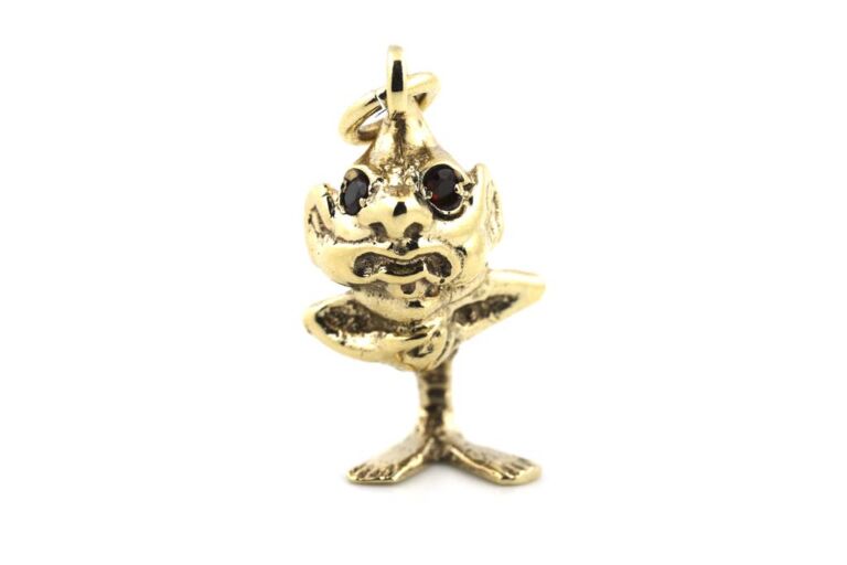 Image 1 for Vintage Frog Pendant 9ct Yellow Gold