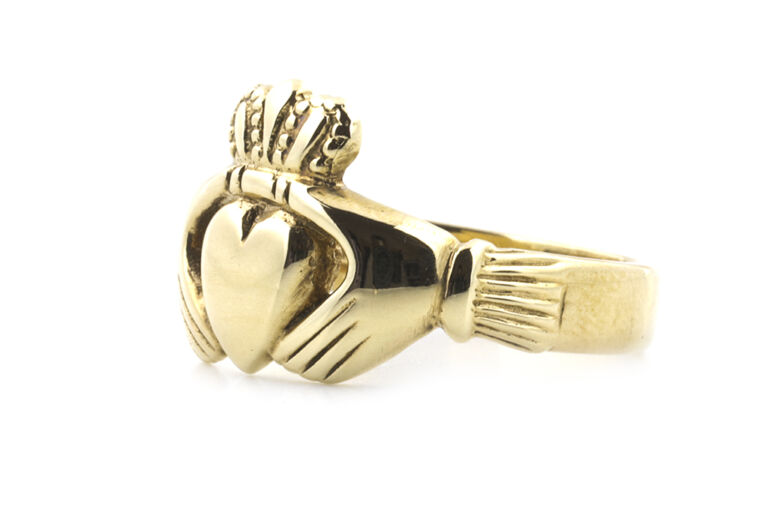 Claddagh Ring 9ct gold Size S