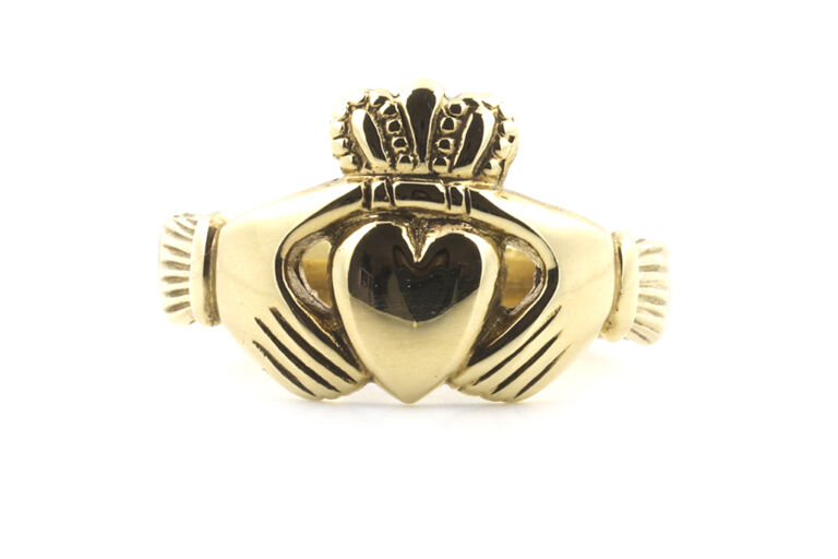 Claddagh Ring 9ct gold Size S