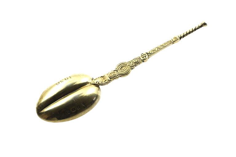 Silver Gilt Commemorative Spoon