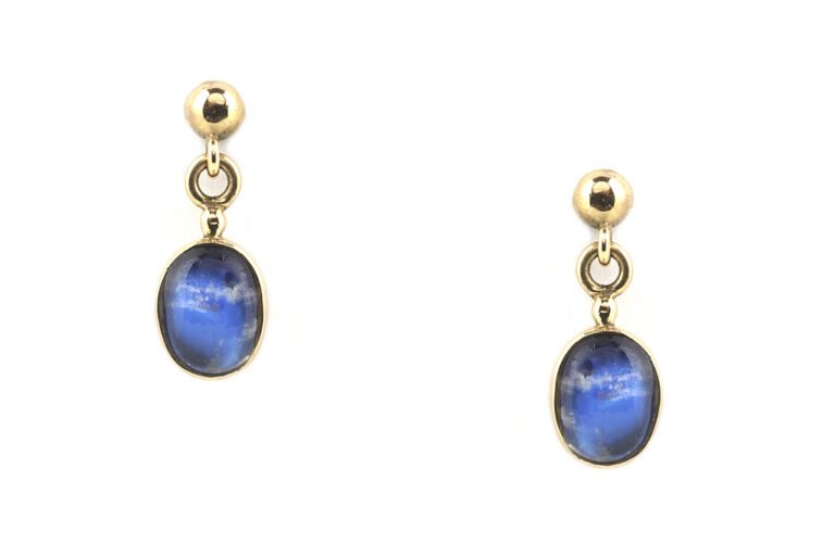 Moonstone Drop Earrings 9ct gold