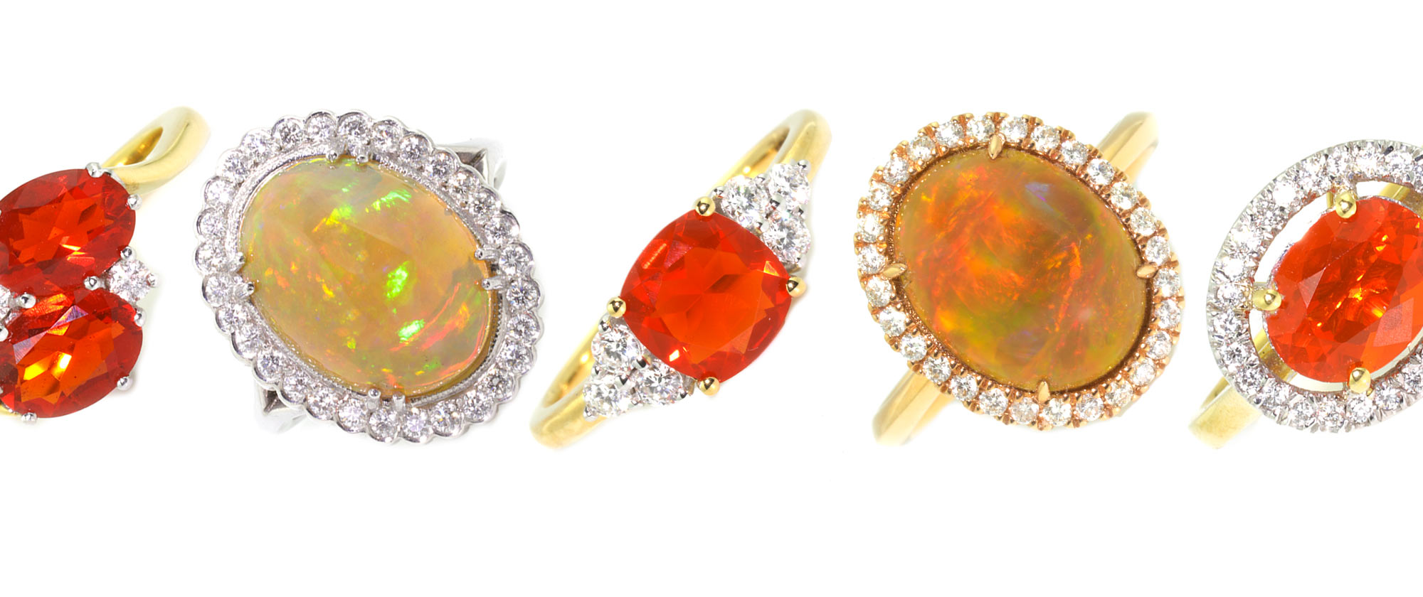 Opal & Fire Opal Selection at Studleys Jewellers Wells UK