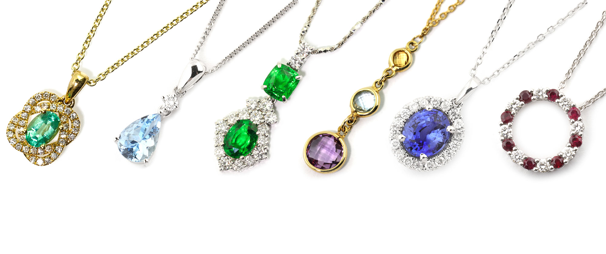 pendant & necklace selection Studleys Jewellers Wells UK