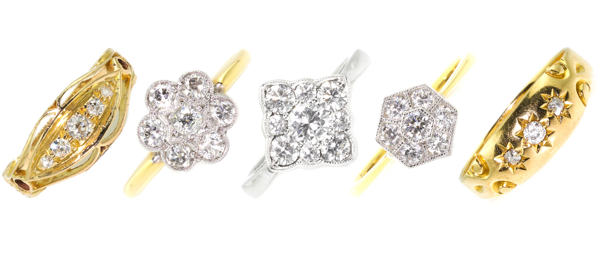 Diamond ring selection Studleys Jewellers Wells UK