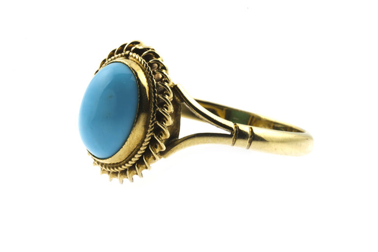 Turquoise Single Stone Ring