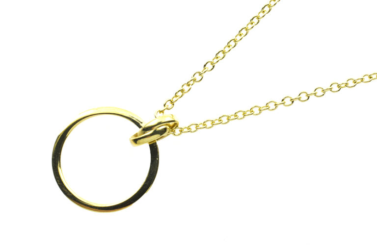 Circlet Pendant & Chain 9ct gold