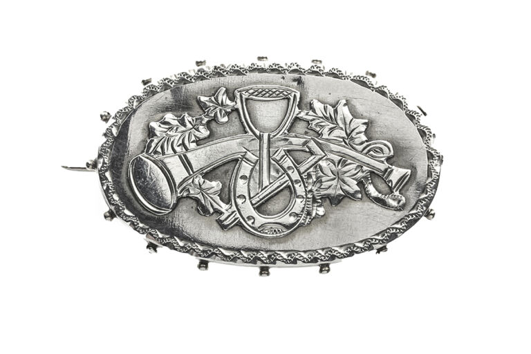 silver brooch