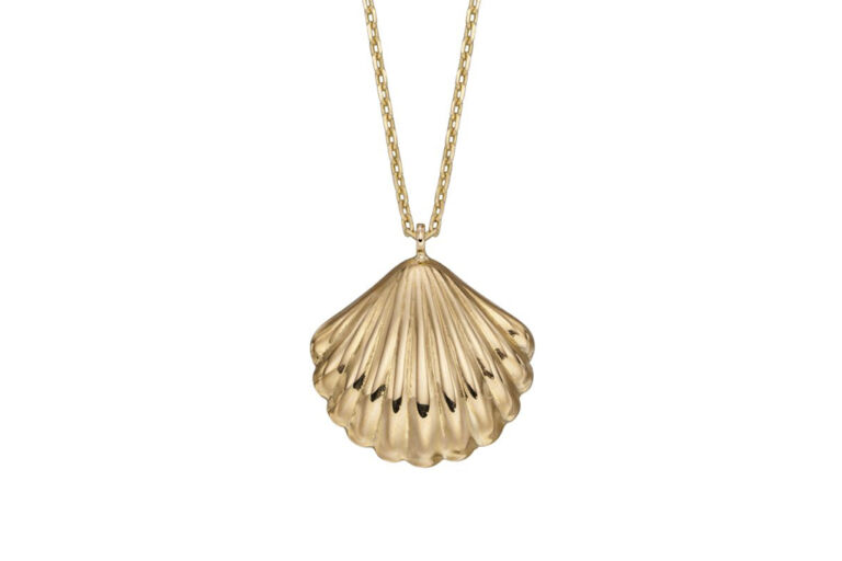 Shell Necklace 9ct gold