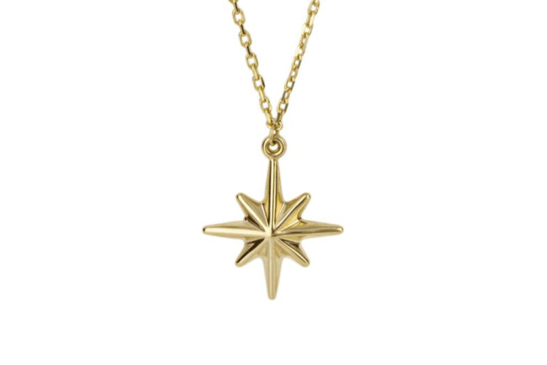 Starburst Style Necklace 9ct gold
