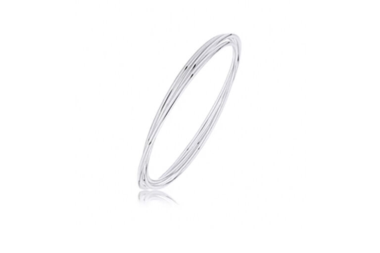 3 Russion Style Silver Bangles