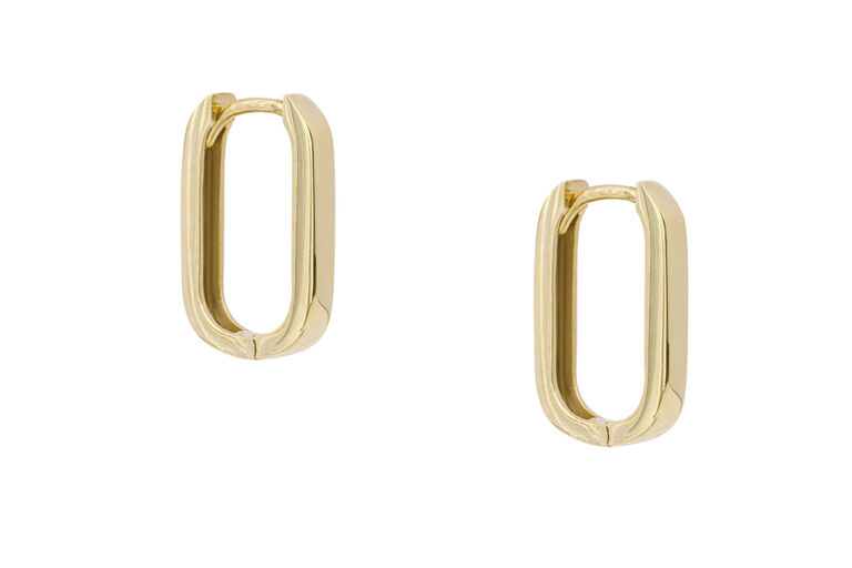 U-Shape Earrings 9ct gold