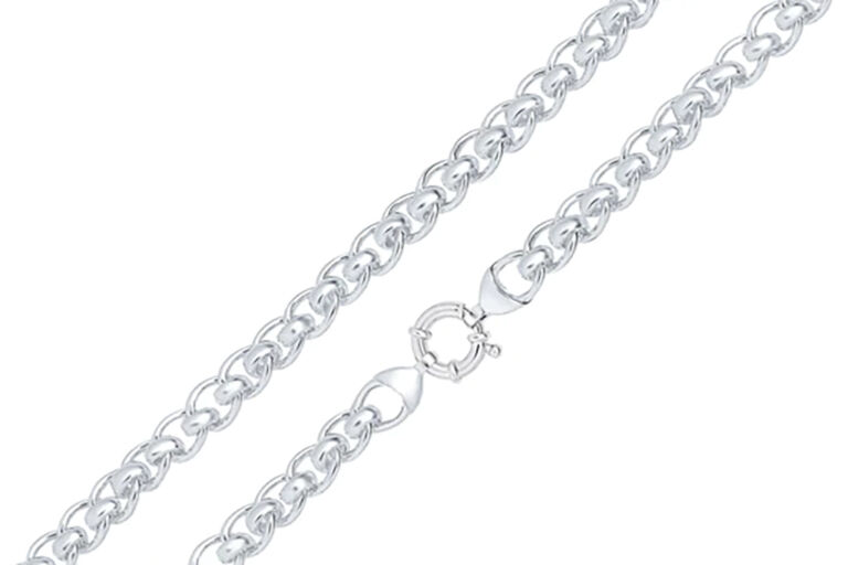 Hand Made Rollerball Link Necklace silver