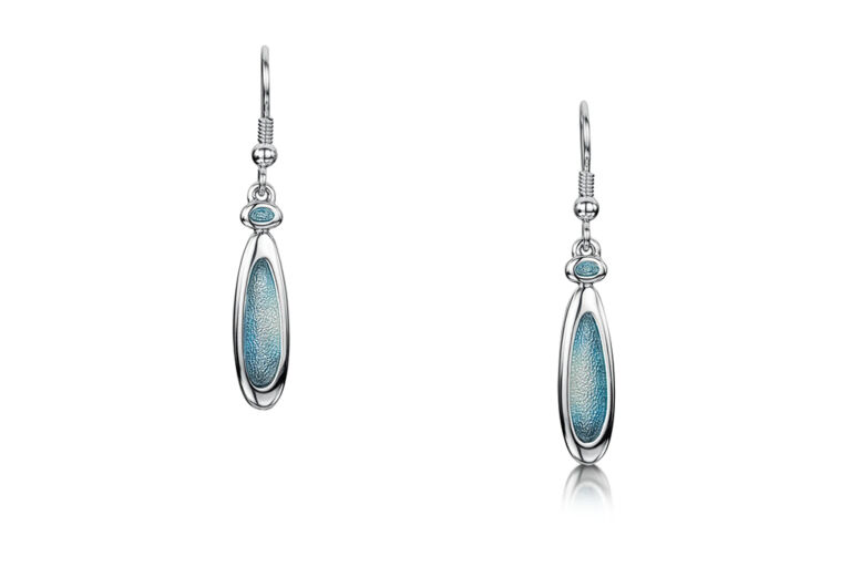 Sheila Fleet Shoreline 2-Pebble Dress Drop Earrings