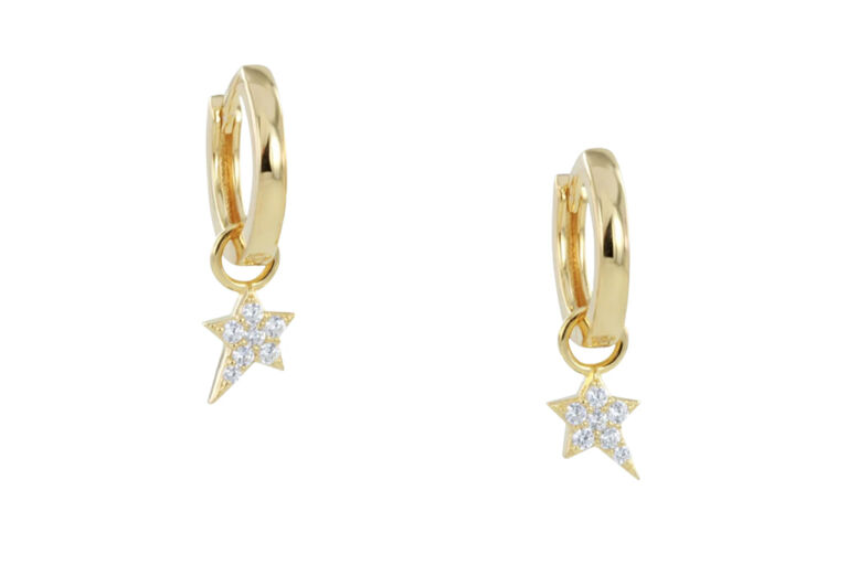 Starry Night Hoop Earrings