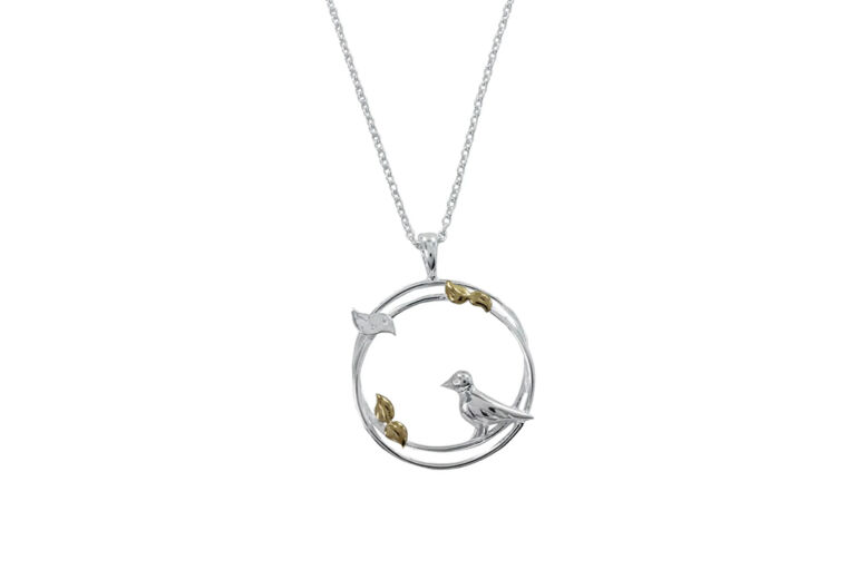 Dawn Chorus Silver Necklace