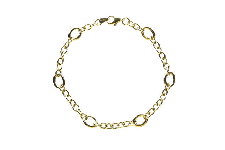 Fancy Link Bracelet 9ct yellow gold.