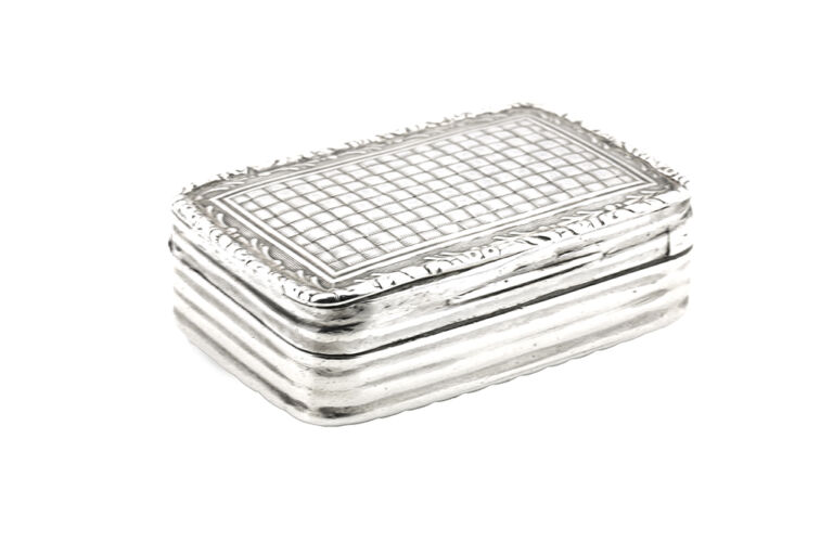 Pocket Silver Snuff Box