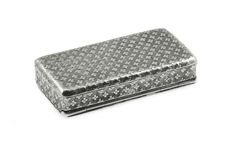 Continental Silver Snuff Box