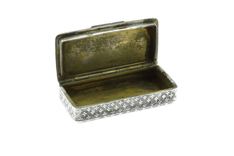 Continental Silver Snuff Box