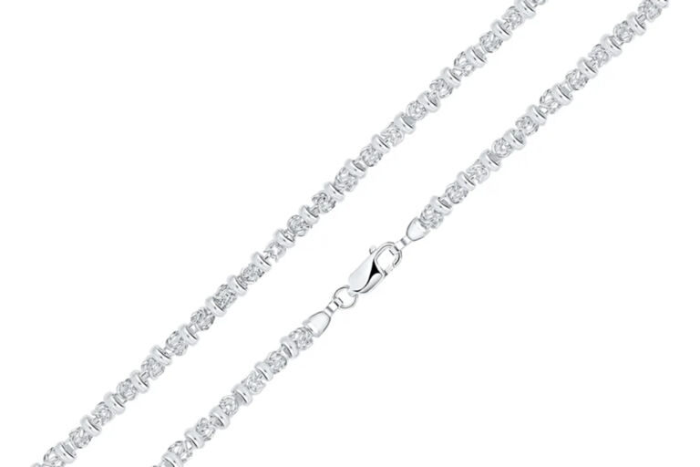 Handmade Byzantine Silver Chain Necklace