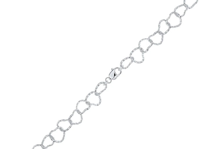 Handmade Facetted Heart Necklace